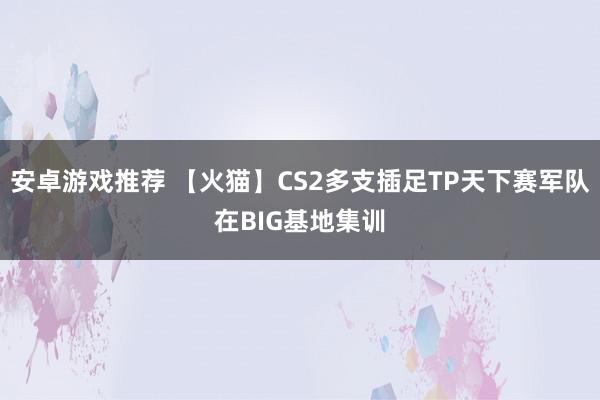 安卓游戏推荐 【火猫】CS2多支插足TP天下赛军队在BIG基地集训